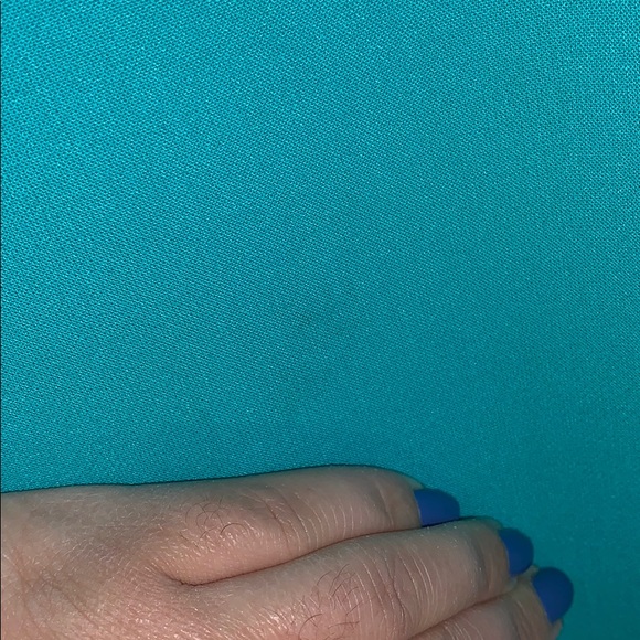 NWT Loft turquoise peplum dress size 12 - Picture 4 of 4